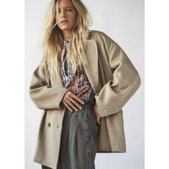 🆕 Free People | Hannah Slouchy Jacket Blazer NWT Sz Medium